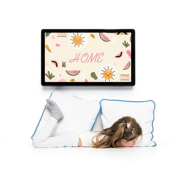 32 inch Smart Screen - Android 11 Touchscreen Monitor with Built-in Speakers, 2.0 MP Camera, 4G & 32G, HDMI Out, Digital Signage for Commercial Display, Wall-Mountable or Desktop-4
