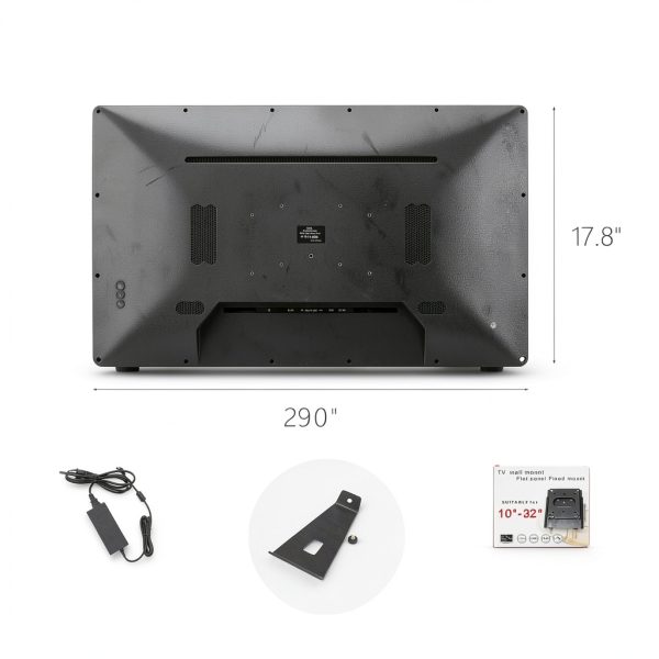 32 inch Smart Screen - Android 11 Touchscreen Monitor with Built-in Speakers, 2.0 MP Camera, 4G & 32G, HDMI Out, Digital Signage for Commercial Display, Wall-Mountable or Desktop-5
