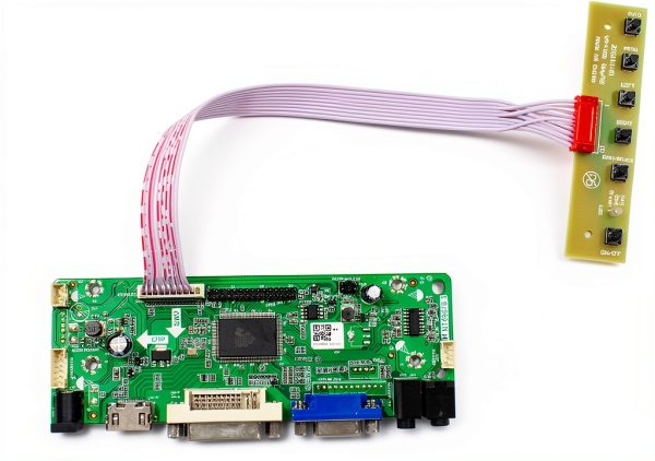 VSDISPLAY DVI VGA Audio LCD Controller Board 68676 Compatible with 32" 32 inch 1920x1080 HV320FHB N00 N02 N10 N80 N4K F40 LVDS Interface LCD Screen-0